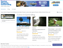 Tablet Screenshot of garten-magazin.com